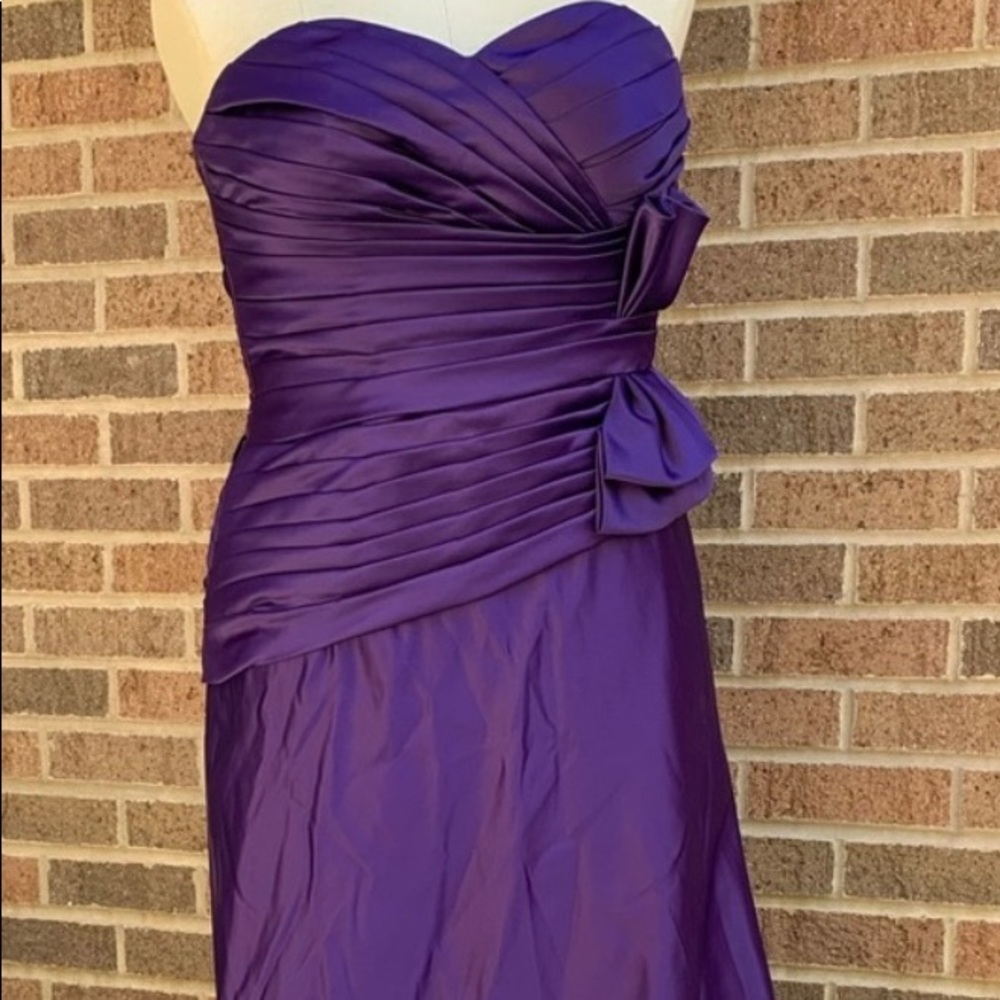 Mori Lee By Madeline Gardner Bow Prom Formal Gown